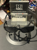 Óculos Versace Retangular Preto  Lente Preta - Pronta Entrega