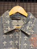 Jaqueta Jeans Chrome Hearts Denim Washed - Pronta Entrega