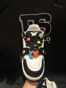 Tênis Louis Vuitton LV Trainer Maxi Black White - Pronta Entrega