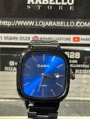 Relógio Casio A138 Vintage Fundo Azul - Pronta Entrega