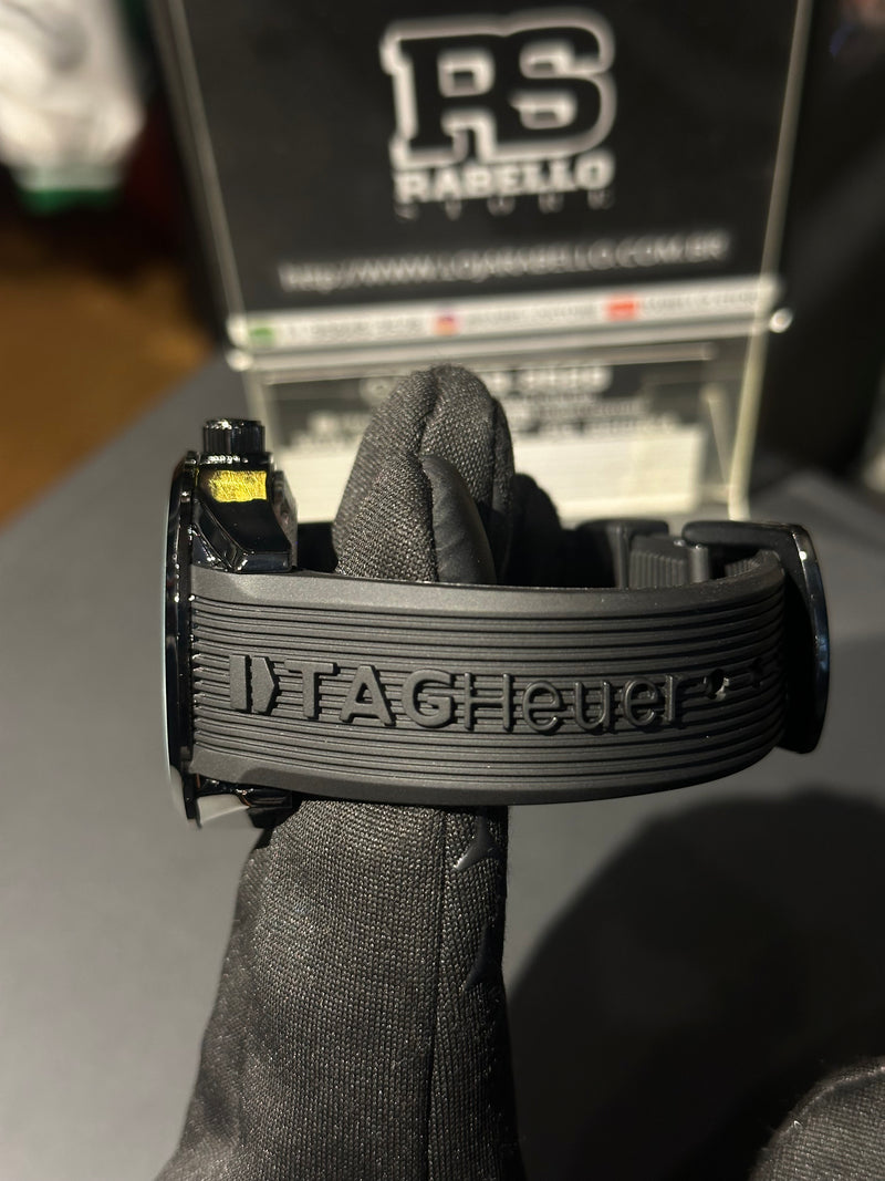 Relógio Tag Heuer Black Fundo Preto - Pronta Entrega
