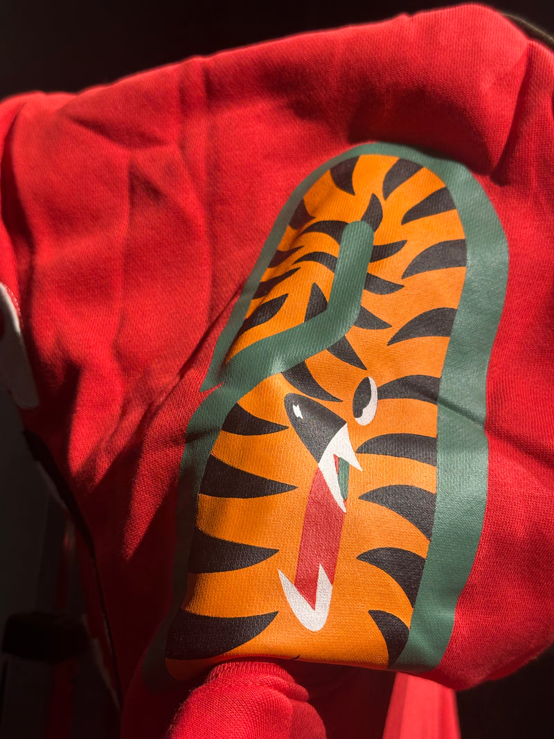 Jaqueta Bape Shark Camo Red Full Zip - Pronta Entrega