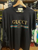 Camisa Gucci Logo Black - Pronta Entrega