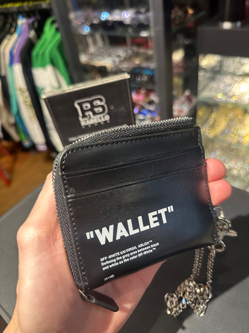 Carteira Off-White “WALLET” Preta - Pronta Entrega