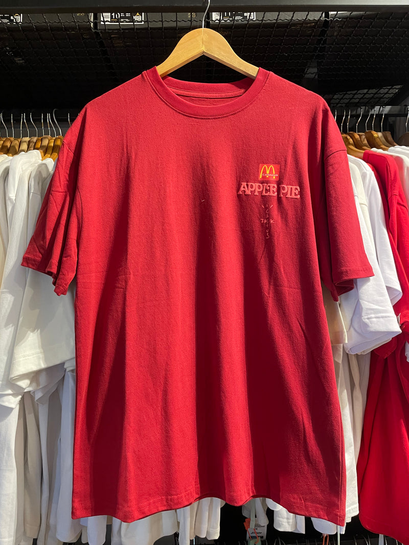 Camiseta TRAVIS SCOTT x MC DONALD’S Vermelha - Pronta Entrega