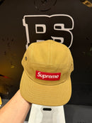 Boné Supreme 5 Panel Washed Canvas Camp Beige - Pronta Entrega