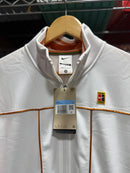 Jaqueta Nike Court Heritage Suit Branca e Marrom - Pronta Entrega