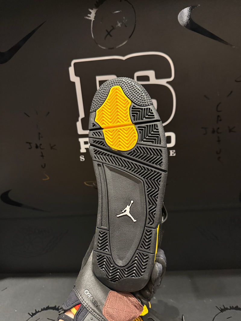 Tênis Nike Air Jordan 4 Retro Yellow Thunder - Pronta Entrega