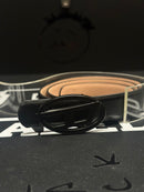 Cinto Feminino Diesel Black/Pink Fivela Preta 90 CM  - Pronta Entrega