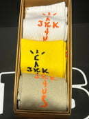 Pack 3 Meias Travis Scott Cactus Jack - Pronta Entrega