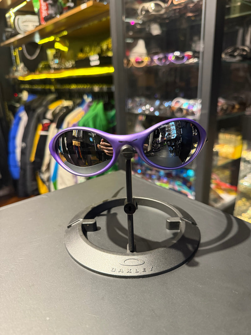 Óculos Oakley Guadalupe Eye Jacket Lilac Lente Espelhada Prata - Pronta Entrega