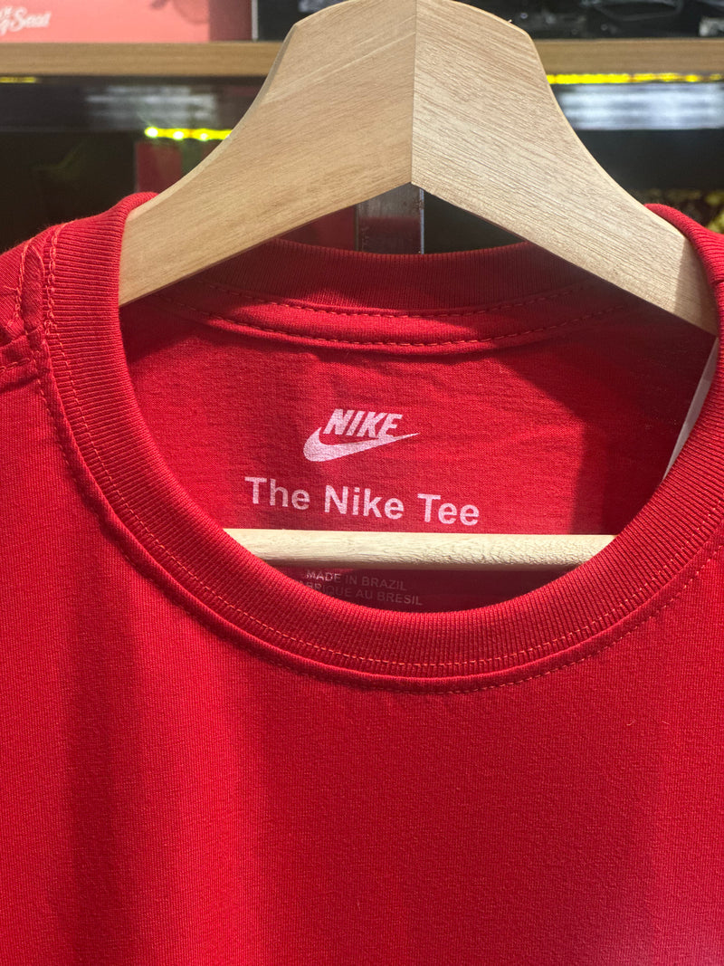 Camisa Nike Print Vermelha - Pronta Entrega