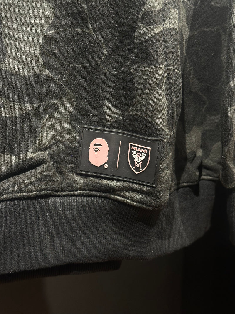 Moletom BAPE X Inter Miami FC Black - Pronta Entrega
