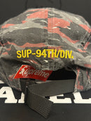 Boné Supreme Military Camp Red Tiger Camo - Pronta Entrega