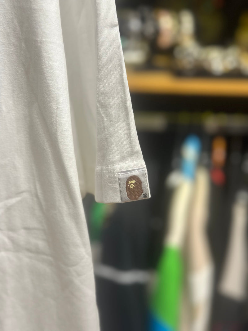 Camiseta BAPE A Bathing Ape Branca - Pronta Entregar