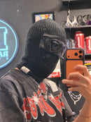 Touca C.P. Company Balaclava De Tricô Com Detalhe De Óculos - PRONTA ENTREGA