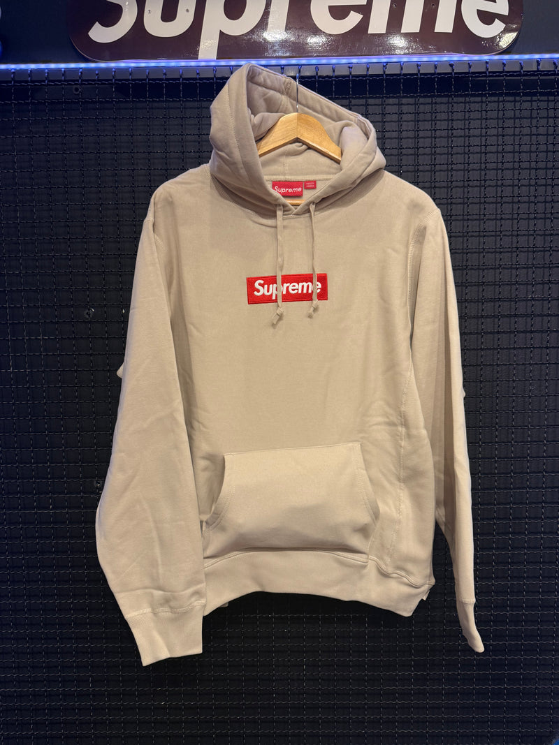 Moletom Supreme Big Logo Cream Hooded - Pronta Entrega
