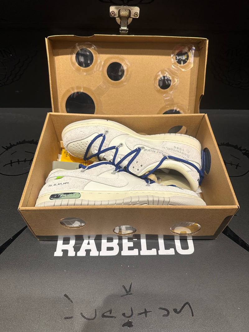 Tênis Off-White x Nike Dunk Low Lot 32:50 - Pronta Entrega