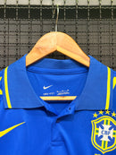 Camiseta Nike Polo Seleção Brasileira Azul - Pronta Entrega