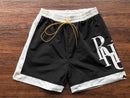 Rhude Side Logo Shorts Black - Encomenda
