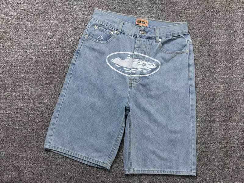 Shorts Corteiz Alcatraz Denim Washed - ENCOMENDA