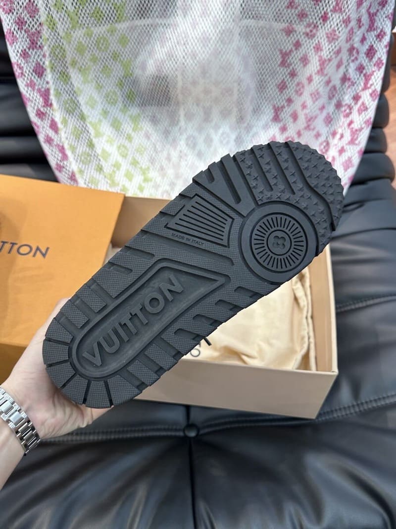 Louis Vuitton Black Crystal 'LV Trainer Maxi' - Encomenda