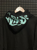 Conjunto Syna Moletom “Forgives Me” Black/Blue - Pronta Entrega