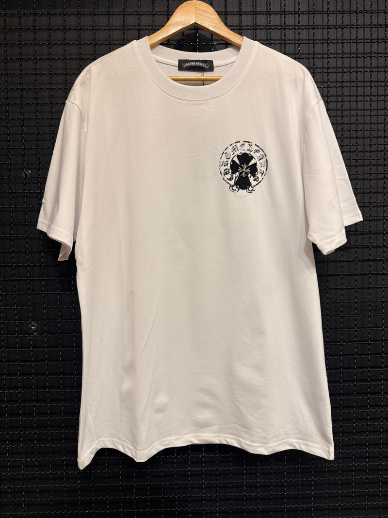 Camiseta Chrome Hearts MultiCruz Back Branca - Pronta Entrega