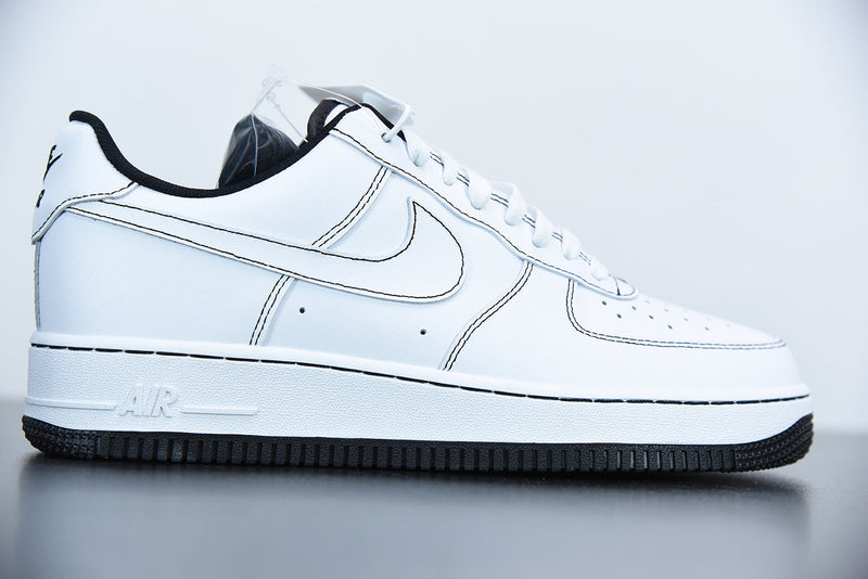 Nike Air Force 1 Low Contrast Stitch White Black - Encomenda