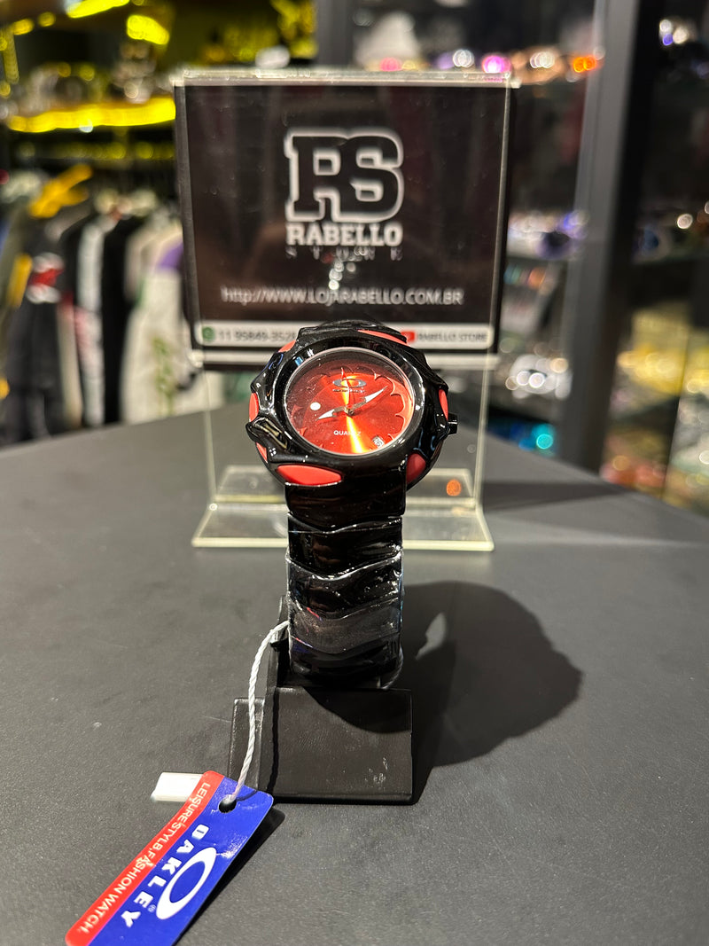 Relógio Oakley Blade Fundo Vermelho - Pronta Entrega