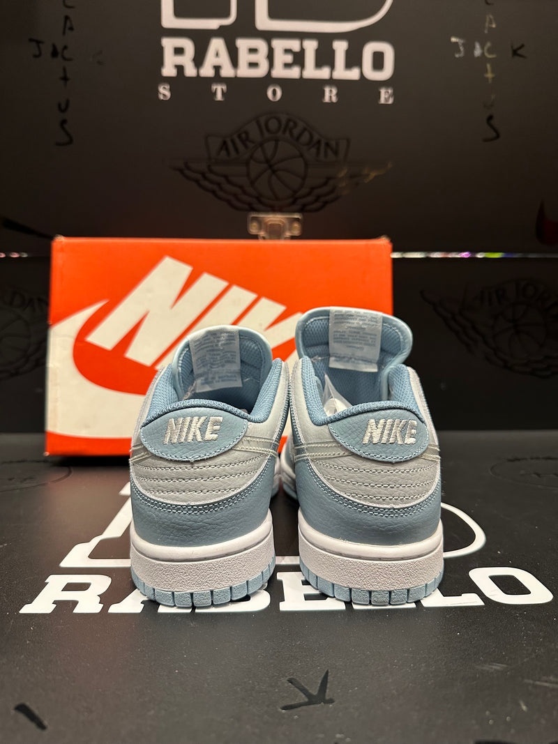 Tênis Nike Dunk Low Clear Swoosh Worn Blue - Pronta Entrega