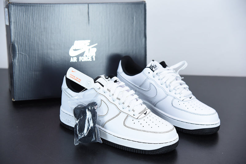 Nike Air Force 1 Low Contrast Stitch White Black - Encomenda