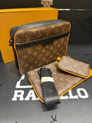 Bolsa Louis Vuitton Bag Trio Messenger Cobalt Marrom - Pronta Entrega