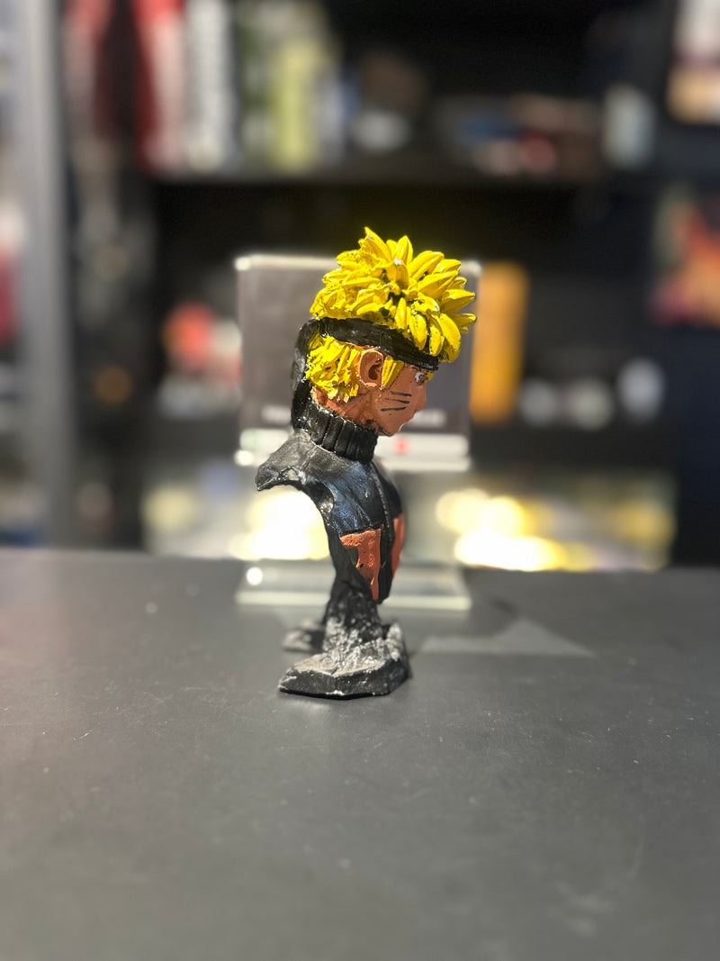 Boneco de Resina Naruto Shippuden Busto Naruto Resina - Pronta Entrega