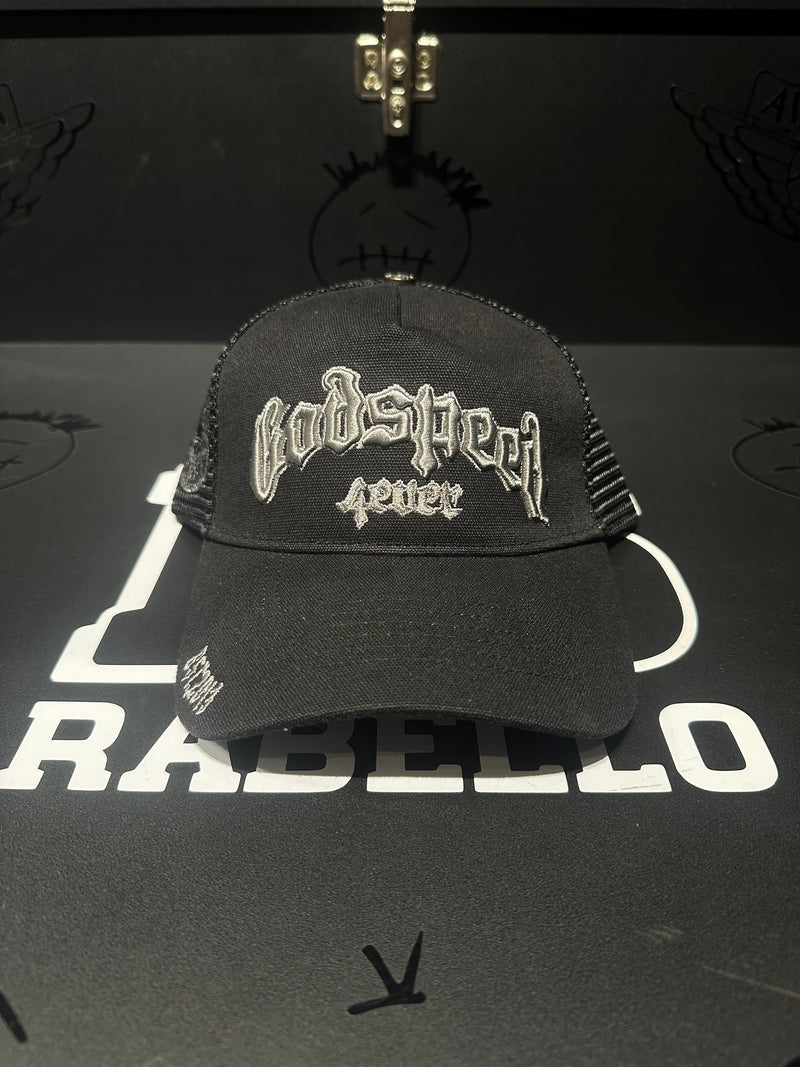 Boné Aba Curva Trucker Godspeed Forever Black/Grey - Pronta Entrega