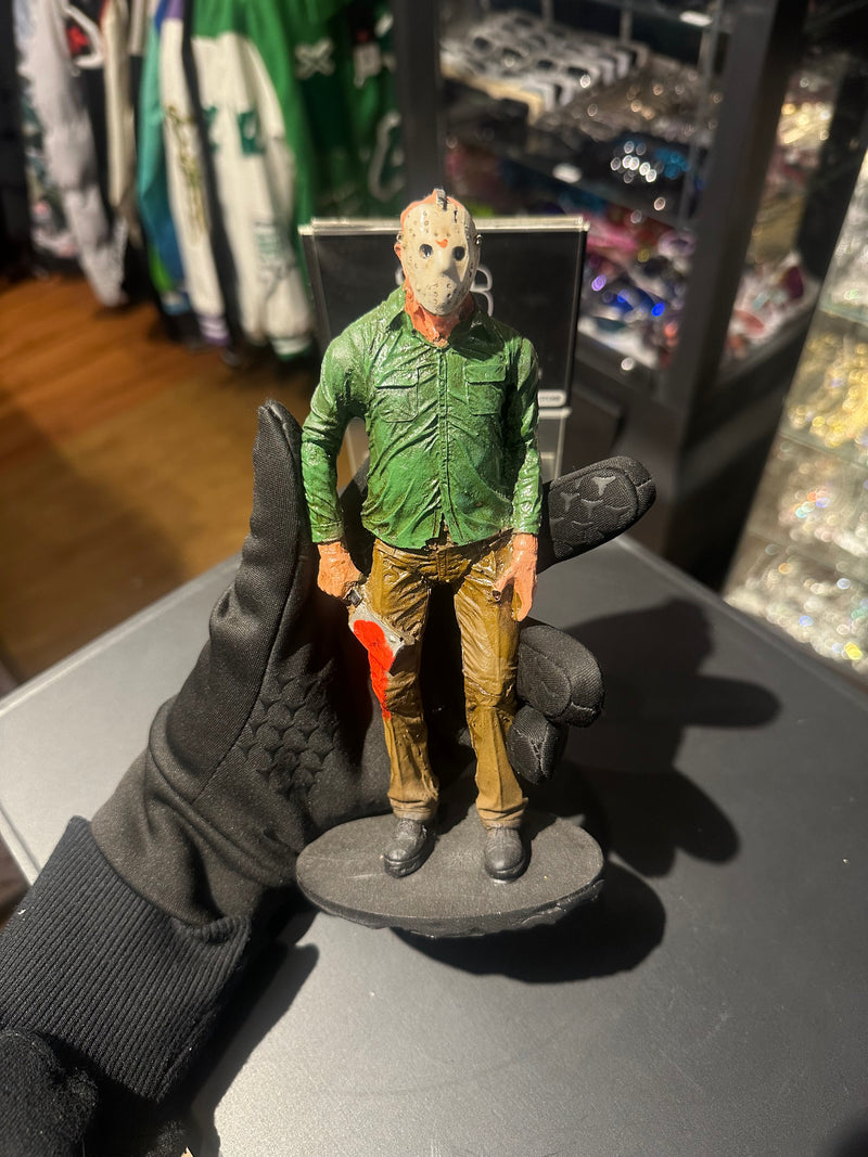 Boneco de Ação Jason Voorhees Cutelo 20cm Resina - Pronta Entrega