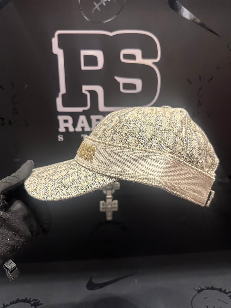 Boné Aba Curva Christian Dior Paris Gold Logo Frontal - Pronta Entrega