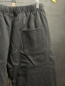 Calça Essentials Black Logo Black - Pronta Entrega