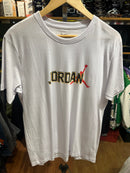 Camisa Nike Air Jordan Branca Logo Black/Yellow/Red - Pronta Entrega