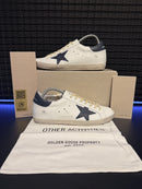 Tênis Golden Goose Super-Star White Blue Star - Pronta Entrega