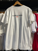 Camiseta SUPREME ALWAYS OPEN Branca - Pronta Entrega