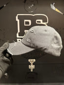 Boné Aba Curva Chrome Hearts Logo Cruz Preto - Pronta Entrega