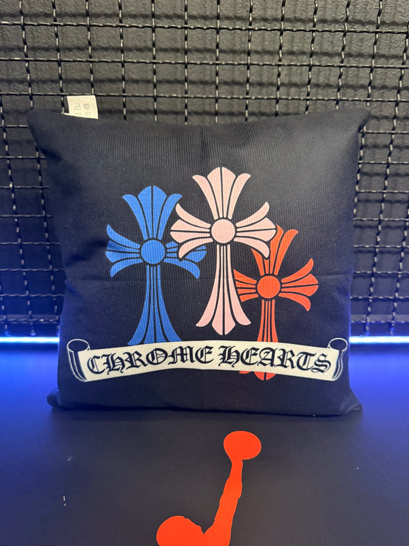 Almofada Chrome Hearts Triplecruz Colors 30x30 - Pronta Entrega