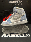 Tênis Nike Air Jordan 1 Retro High "Hyper Royal Smoke Grey" - Pronta Entrega