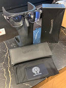 Óculos Chrome Hearts Armação Clear Preta Fume - Pronta Entrega