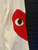Camiseta Manga Longa Comme des Garçons White - Pronta Entrega