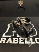 Cinto Chrome Hearts 105 CM Rolling Stones Couro Metal - Pronta Entrega