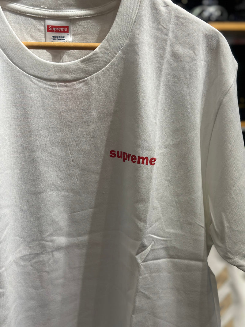 Camiseta SUPREME “Fuck Money” Branca - Pronta Entrega