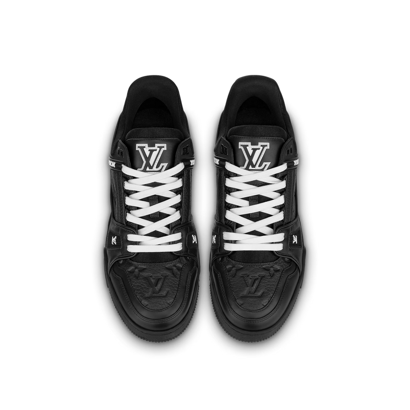 Louis Vuitton Trainer Black Embossed Monogram - Encomenda