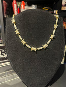 Corrente Ice Cravejada Em Zicornia Cubica Dourada Urban Style 50 CM - Pronta Entrega